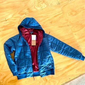 Patagonia men’s box quilted hoody medium jacket